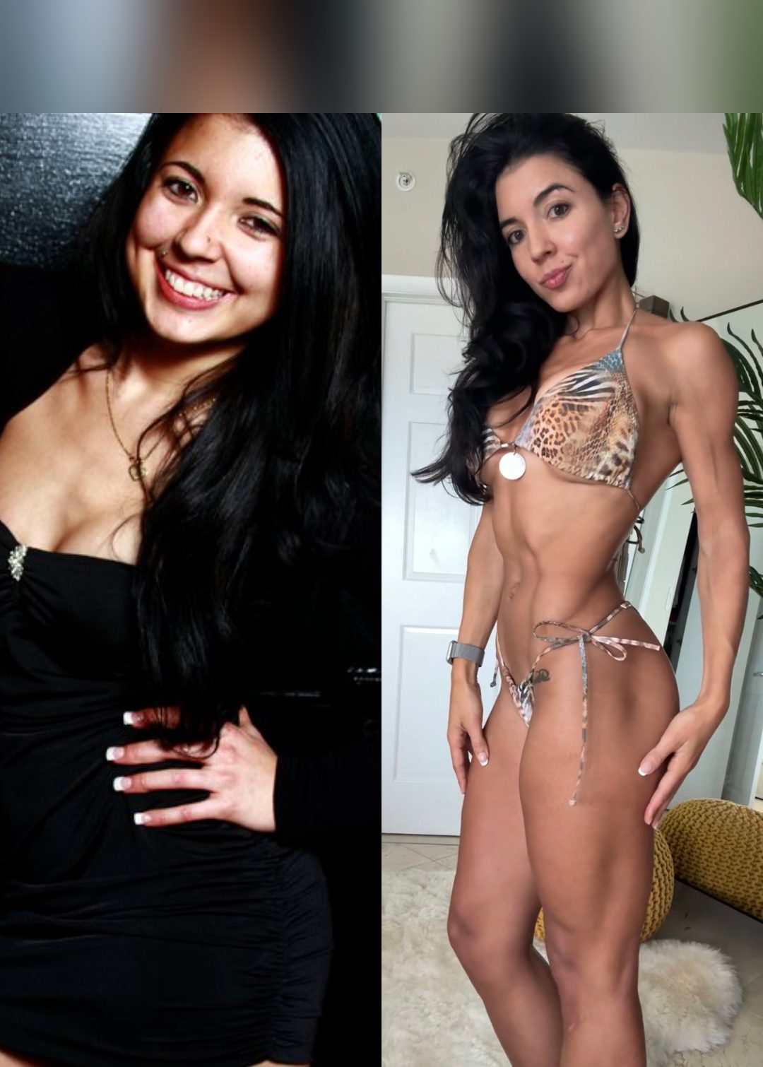 SWEATNGLOW client before and after, results vary