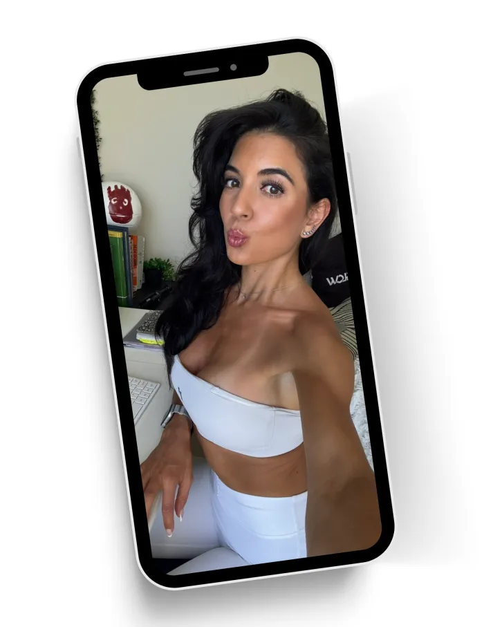 Melissa live on a video call